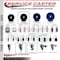 Service Caster 3.5'' SS Solid Poly Swivel 1-5/8'' Expanding Stem Caster with Brake SCC-SSEX20S3514-SPUS-TLB-158 - alternate 3